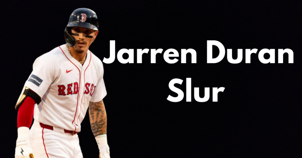 Jarren Duran of the Red Sox apologizes for using a homophobic slur towards a fan during the game