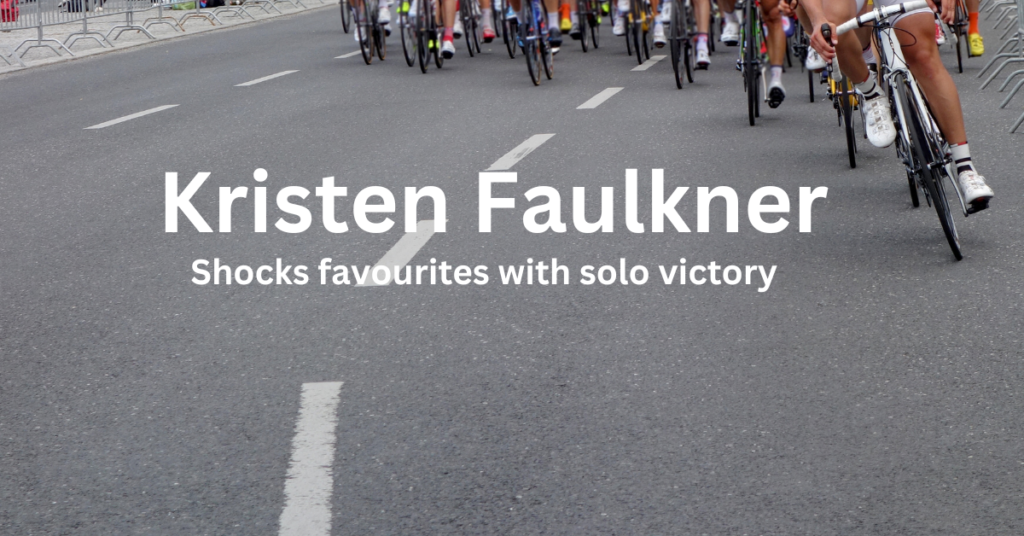 Paris Olympics: Kristen Faulkner shocks favourites with solo victory in women's road race