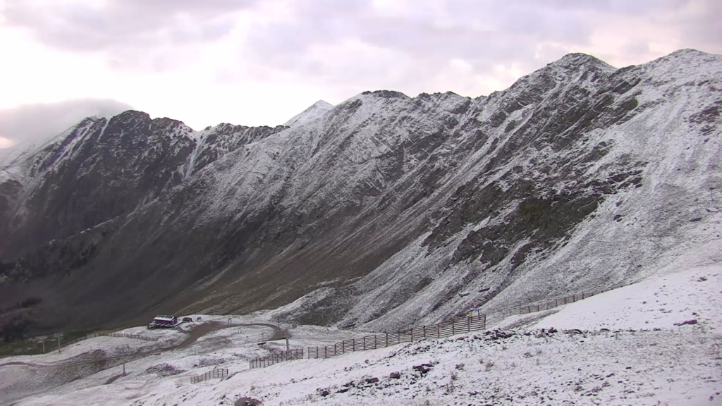 Colorado Snowfall: First Snow of Season at Mountains