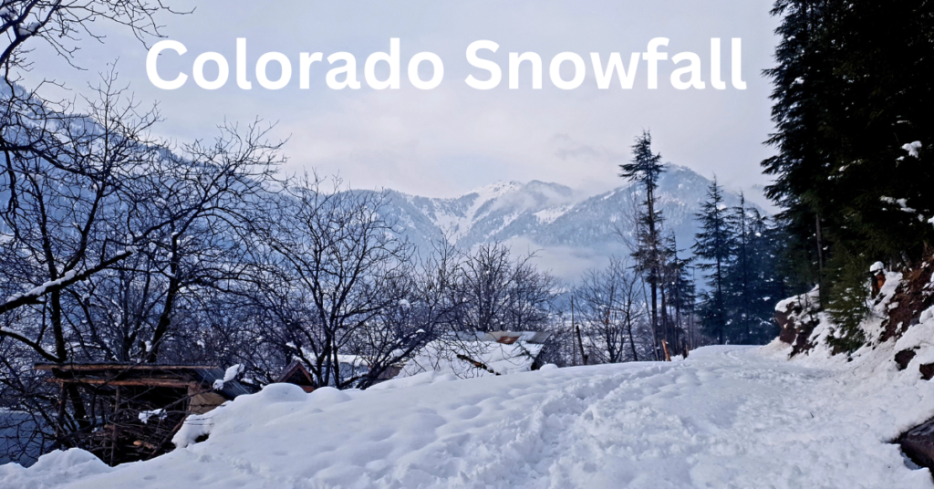 Colorado Snowfall:  First Snow of Season at Mountains 